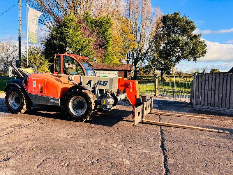 JLG 4013 4WD TELEHANDLER *YEAR 2008, 6264 HOURS* C/W LONG PALLET TINES *VIDEO*