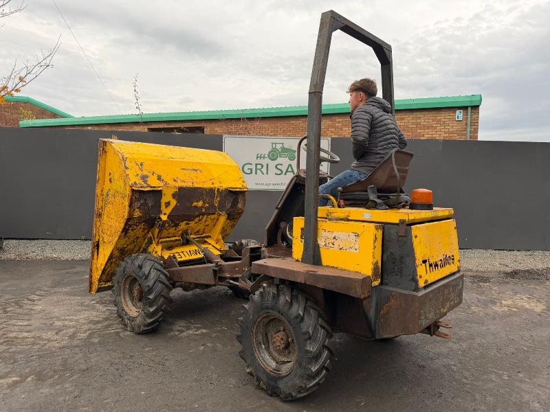 THWAITES 4000 STRAIGHT TIP DUMPER*C/W PERKINS ENGINE*VIDEO*
