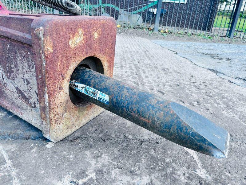 SOCOMEC MDO 1600TS HYDRAULIC HAMMER * YEAR 2015 * VIDEO *