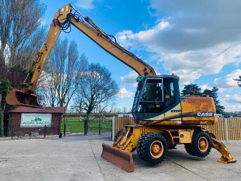 CASE WX150 WHEELED EXCAVATOR *ONLY 4207 HOURS* C/W LONG REACH BOOM