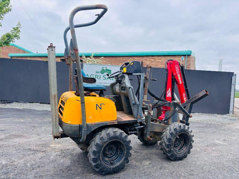 NEUSON 850 ARTICULATED CRANE**C/W FASSI MICRO CRANE YEAR 2019*VIDEO*
