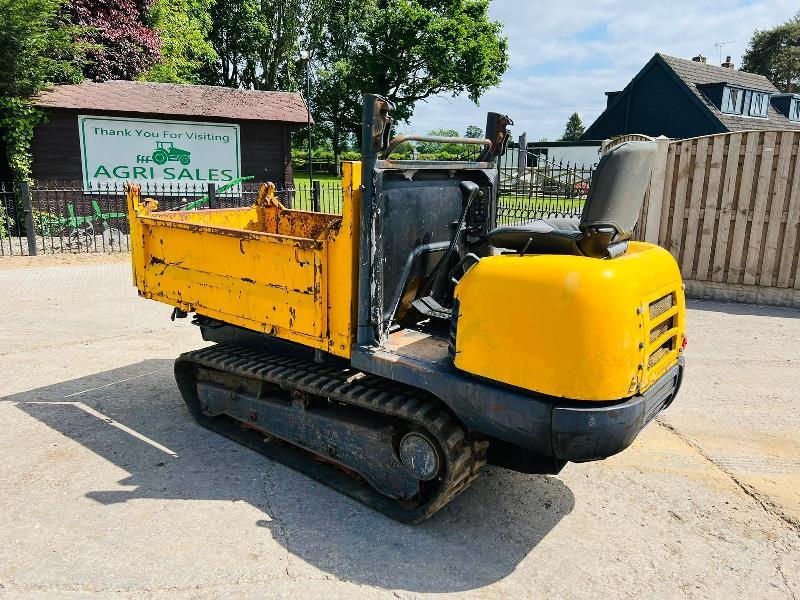 TRACKED DUMPER C/W DROP SIDE'S TIPPING BODY & RUBBER TRACKS *VIDEO*
