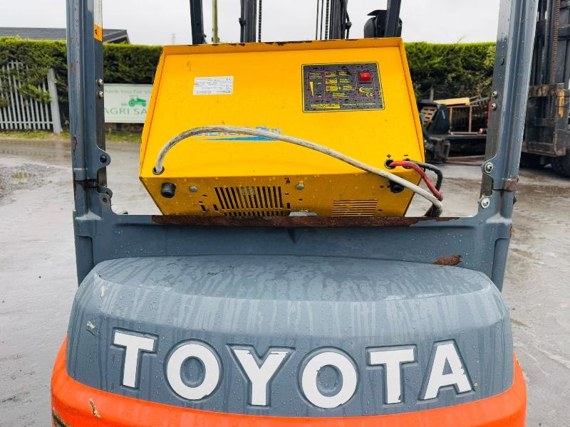 TOYOTA TRAIGO 48 18 ELECTRIC FORKLIFT*WONT CHARGE*VIDEO*