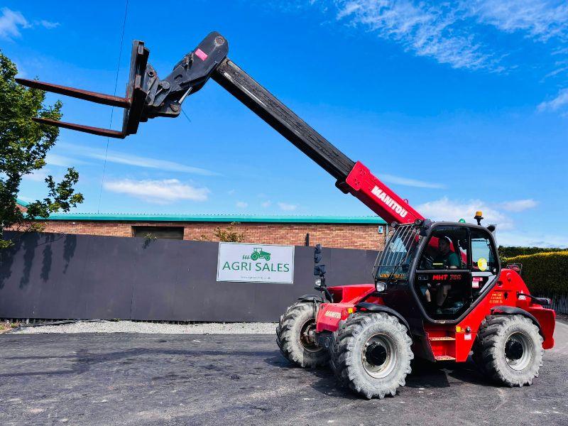MANITOU MHT780 TELEHANDLER*C/W TINES*YEAR 2015* 5925 HOURS*VIDEO*