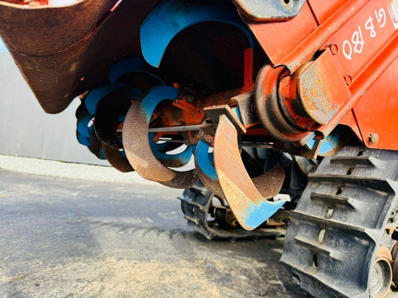 KUBOTA GB180 HALF TRACK COMPACT TRACTOR*C/W ROTOVATOR*VIDEO*