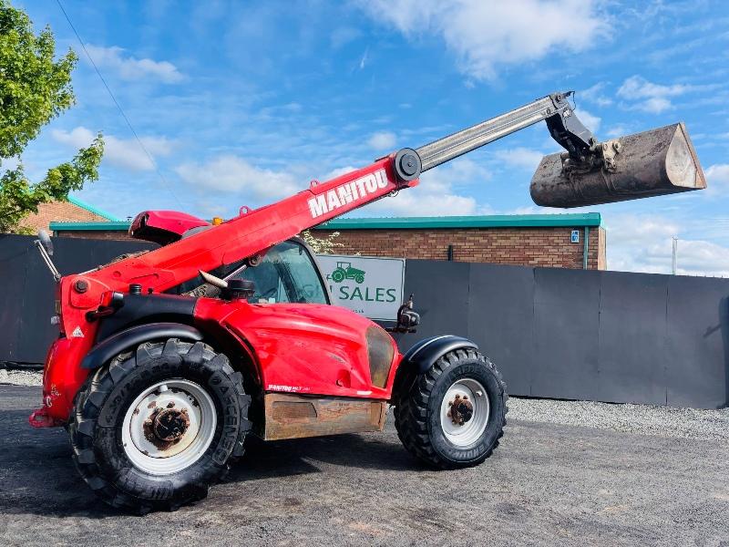 MANITOU MLT741 120 PS TELEHANDLER* AG SPEC *C/W BUCKET*YEAR 2016*VIDEO*