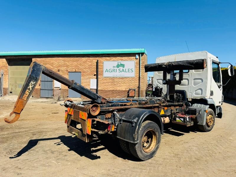 DAF LF45.170 HOOK LOADER LORRY*C/W MULTILIFT XR HOOKLOADER*VIDEO*