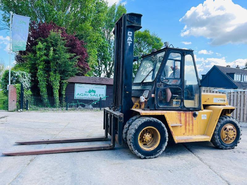 CATERPILLAR V180B DIESEL FORKLIFT C/W 2 STAGE MAST *VIDEO*