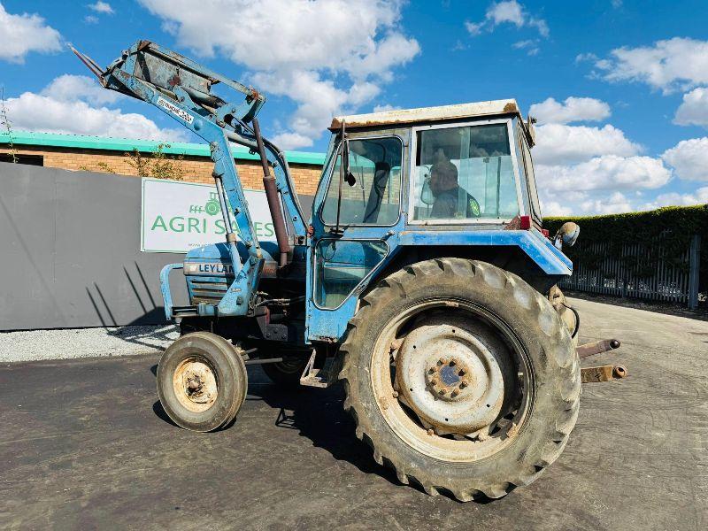 LEYLAND 272 TRACTOR*C/W POWER LOADER AND MUCKFORK*VIDEO*