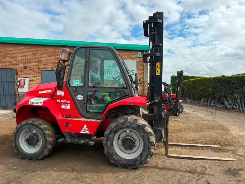 MANITOU M30-4 FORKLIFT*C/W PICK UP HITCH*YEAR 2016*VIDEO*