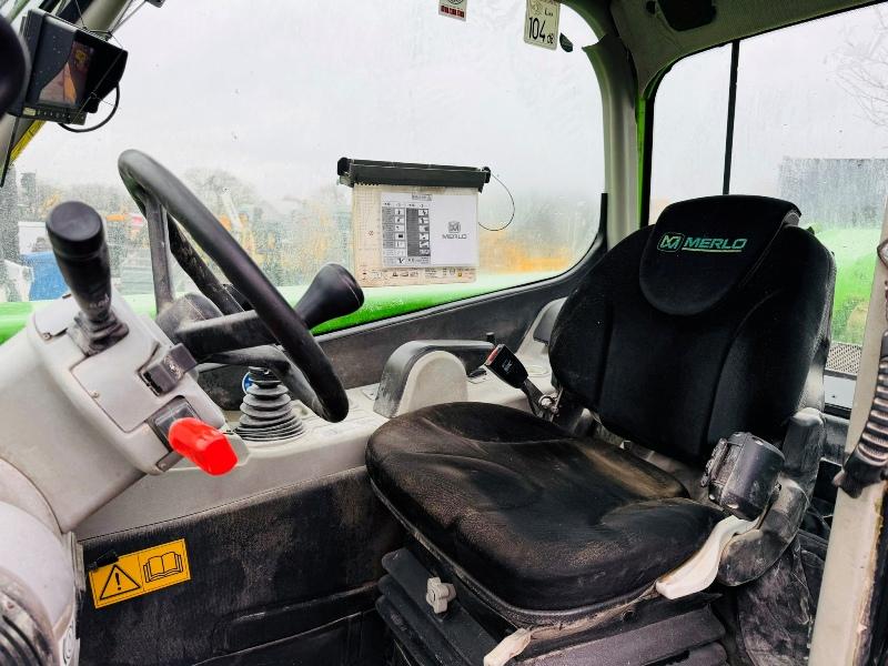 MERLO P40.17 TELEHANDLER*C/W PALLET TINES*YEAR 2015*VIDEO*