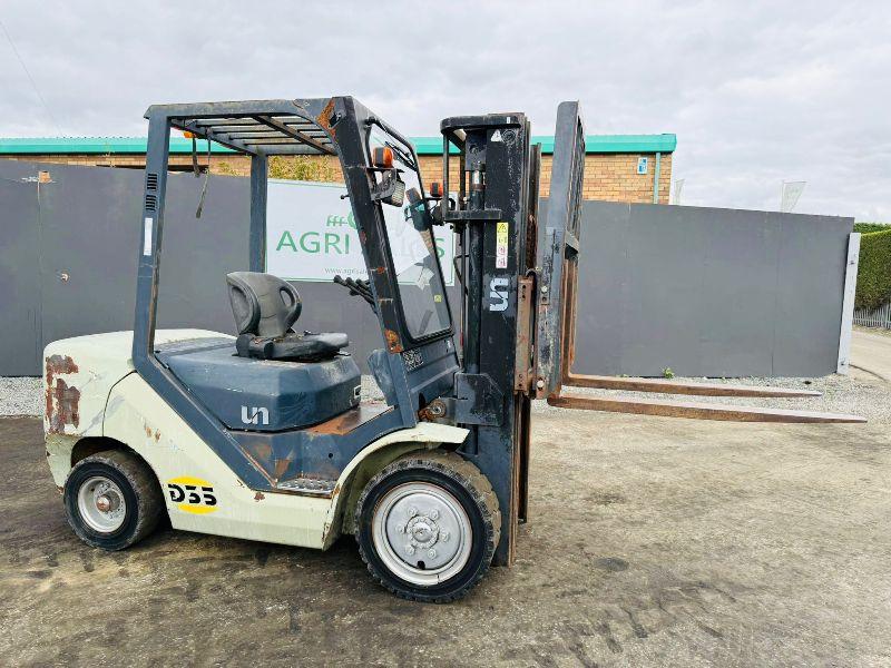 U.N FD35T-JE CONTAINER SPEC* YEAR 2012*C/W YANMAR ENGINE*VIDEO*