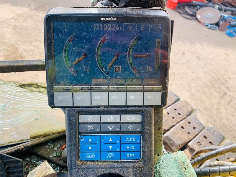 KOMATSU PC130-8 EXCAVATOR*C/W ROTATING SELECTOR GRAB*YEAR 2012*VIDEO*