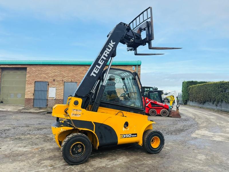 JCB 35D 4WD TELETRUK*C/W SIDESHIFT*VIDEO*