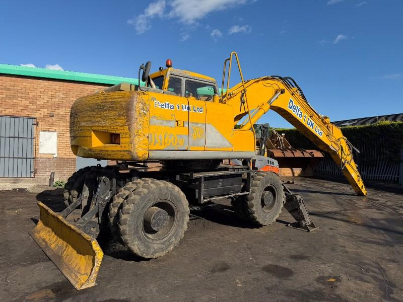 JCB JS160W WHEELED EXCAVATOR*C/W FRONT BLADE*VIDEO*