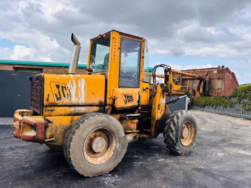 JCB 411 B LOADING SHOVEL*C/W BUCKET*VIDEO*