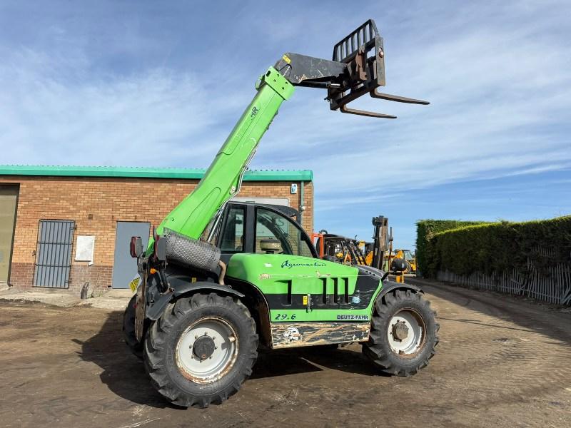 DEUTZ AGRO 29.6 TELEHANDLER*C/W PALLET TINES*YEAR 2012*VIDEO*