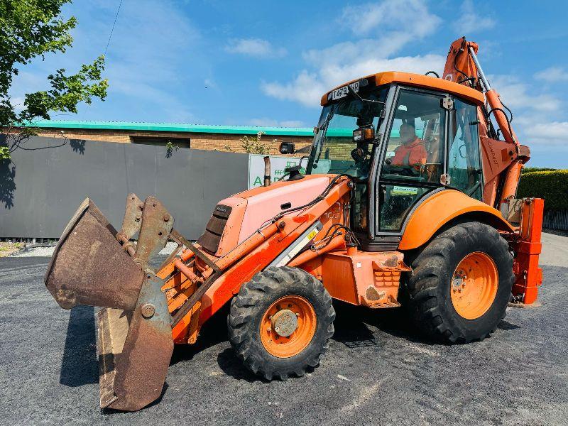 FIAT HITACHI FB100 FRONT LOADER AND DIGGER*C/W 4 IN 1 BUCKET AND PALLET TINES*VIDEO*