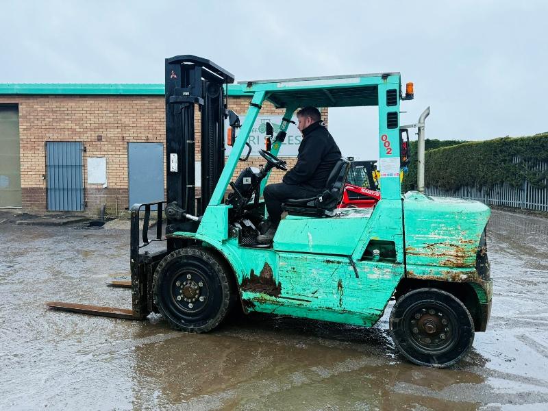 MITSUBISHI FD40K 2 FORKLIFT*C/W SIDESHIFT*YEAR 2008*VIDEO*