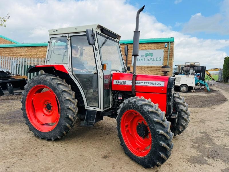 MASSEY FERGUSON 382 4WD TRACTOR*C/W REAR LINKAGE*VIDEO*