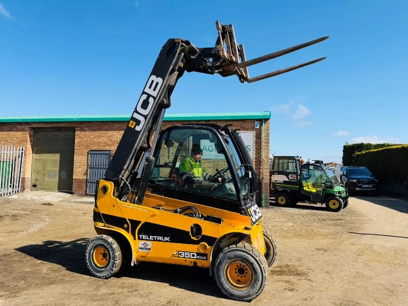 JCB 35D 4WD TELETRUK*YEAR 2014*C/W PALLET TINES*VIDEO*