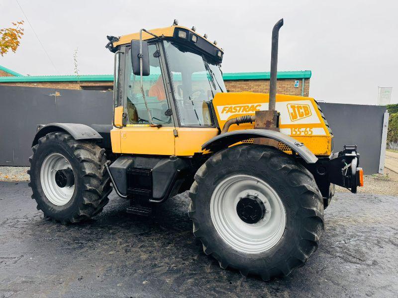 JCB 155-65 FASTRAK TRACTOR*C/W REAR LINKAGE AND PTO*VIDEO*
