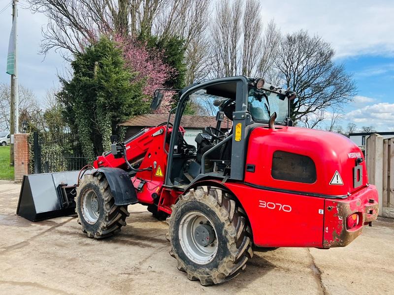 WEIDEMAN 3070CX 4WD TELEHANDLER *YEAR 2011* C/W BUCKET *VIDEO*