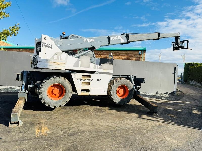 BOBCAT TD40150 ROTO TELEHANDLER*C/W PALLET TINES*VIDEO*