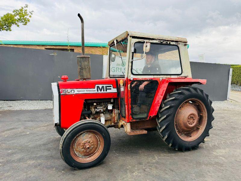 MASSEY FERGUSON 550 2WD TRACTOR*C/W REAR LINKAGE*VIDEO*