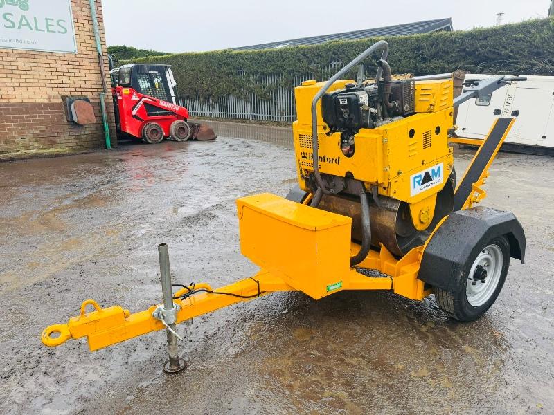 BENFORD MBR71HE PEDESTRIAN ROLLER*C/W TRAILER*VIDEO*