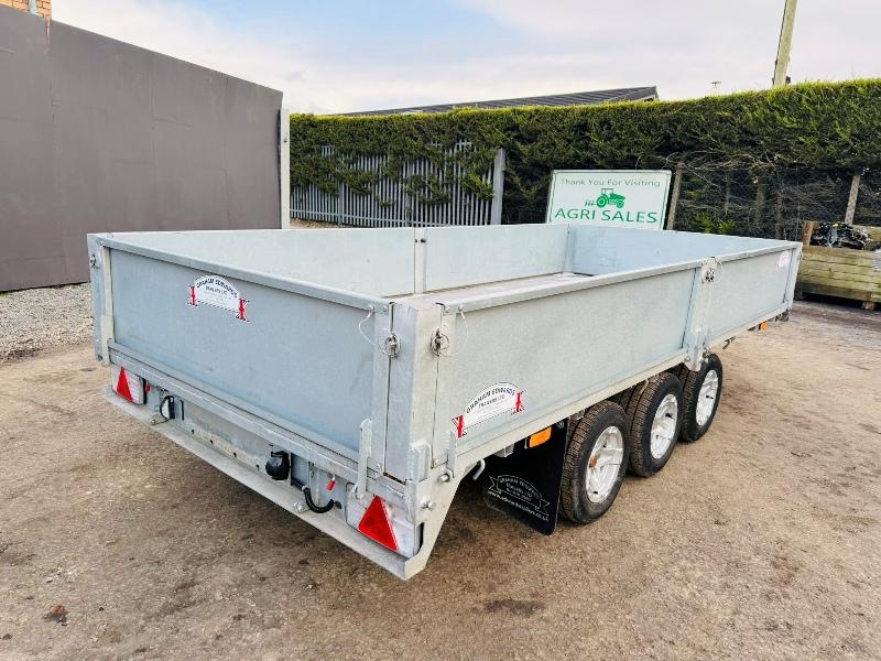 GRAHAM EDWARDS 5.5FT X 12FT TRI AXLE TRAILER*YEAR 2023*VIDEO*