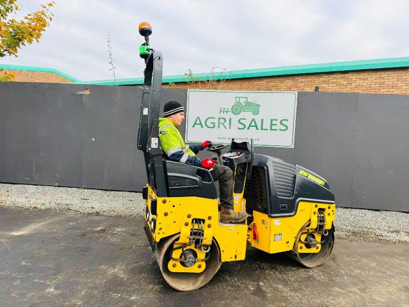 BOMAG BW 80AD-5 TANDEM ROLLER*YEAR 2014*C/W KUBOTA ENGINE*VIDEO*
