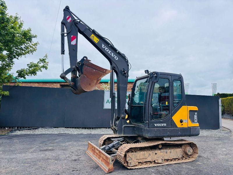 VOLVO EC55DAG RUBBER BLOCK TRACKS EXCAVATOR *YEAR 2020*C/W BUCKET*VIDEO*