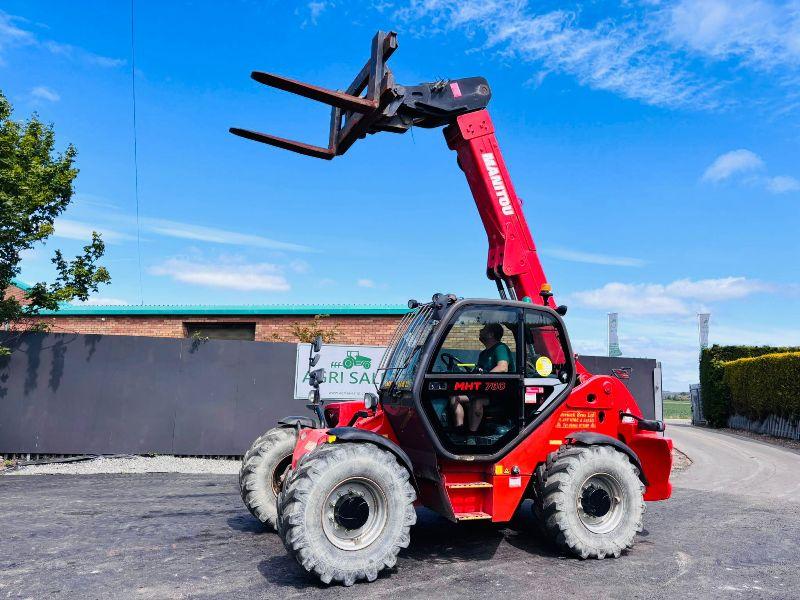 MANITOU MHT780 TELEHANDLER*C/W TINES*YEAR 2015* 5925 HOURS*VIDEO*