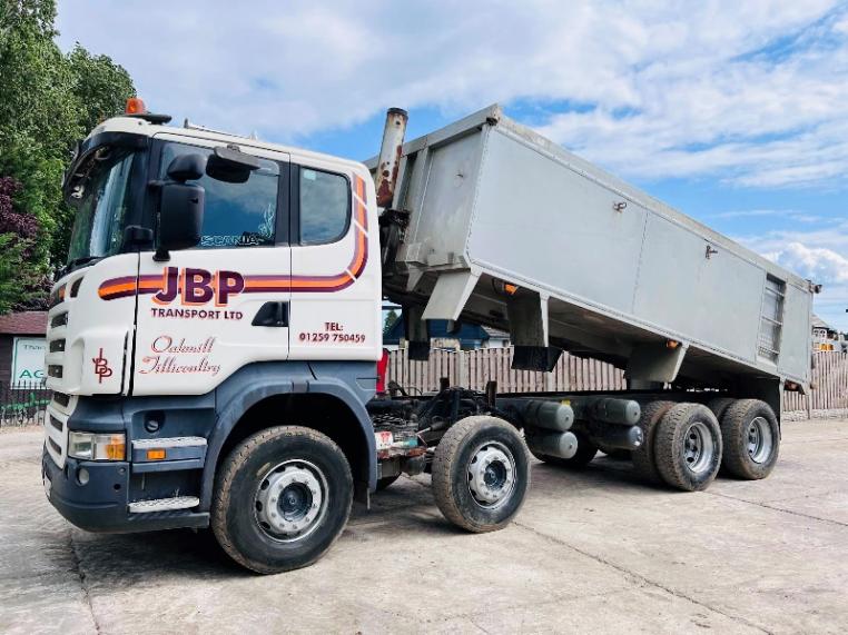 SCANIA R420 DOUBLE DRIVE TIPPER *YEAR 2008* C/W MANUAL GEAR BOX *VIDEO*