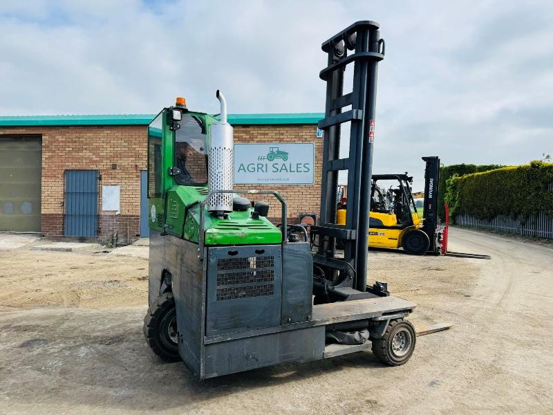 COMBILIFT C4000 DIESEL TRUCK MOUNTED FORKLIFT*C/W FORK POSITIONER*VIDEO*