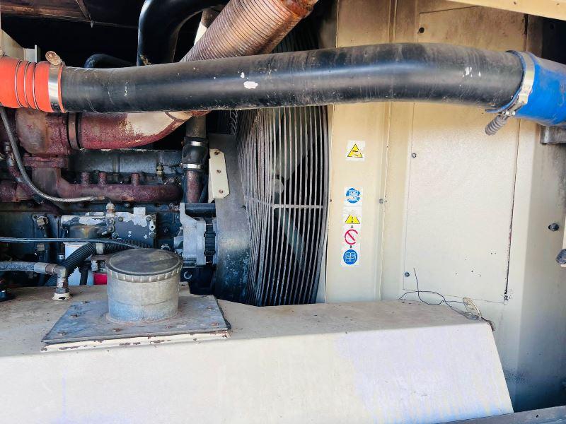 INGERSOL RAND 12235 850CFM TWIN AXLE COMPRESSOR C/W CUMMINS ENGINE 