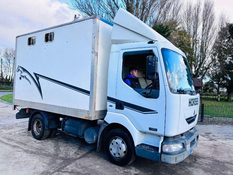 RENAULT 150DCI HORSE BOX *MOT'D TILL NOVEMBER 2024* C/W MANUAL GEAR BOX *VIDEO*