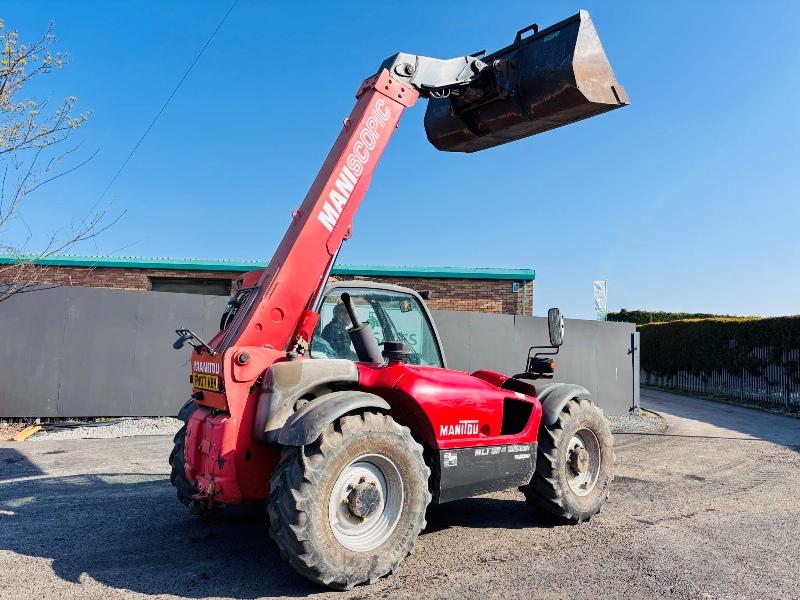 MANITOU MLT 634 TELEHANDLER *C/W BUCKET AND PALLET TINES*VIDEO*