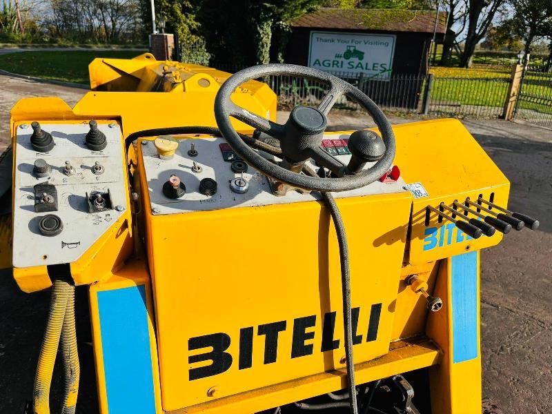 BITELLI BB611 TRACKED ASHPELT PAVER C/W 360 DEGREE SLEW HOPPER *VIDEO*