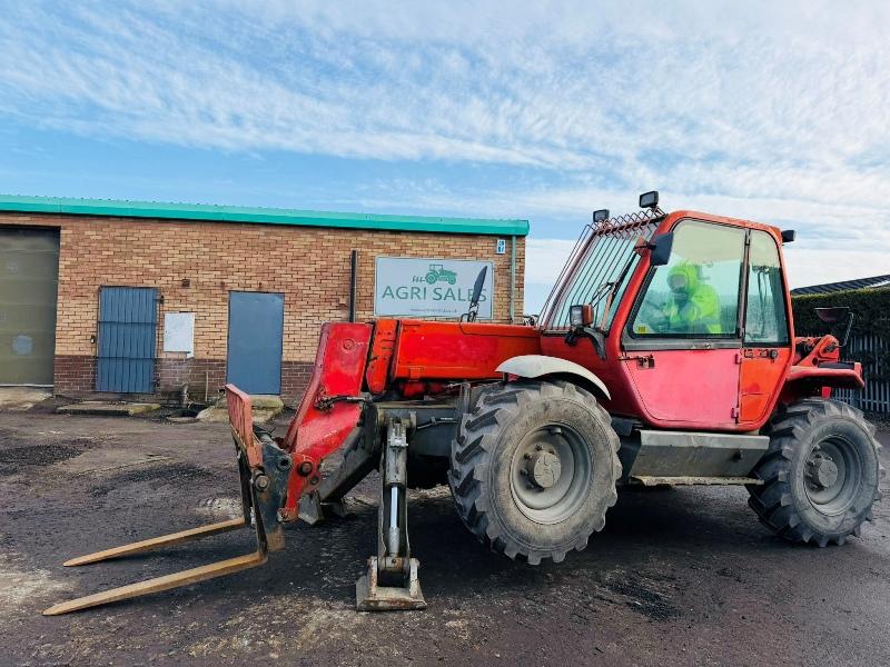 MANITOU MT1235 TELEHANDLER*C/W PALLET TINES*VIDEO*