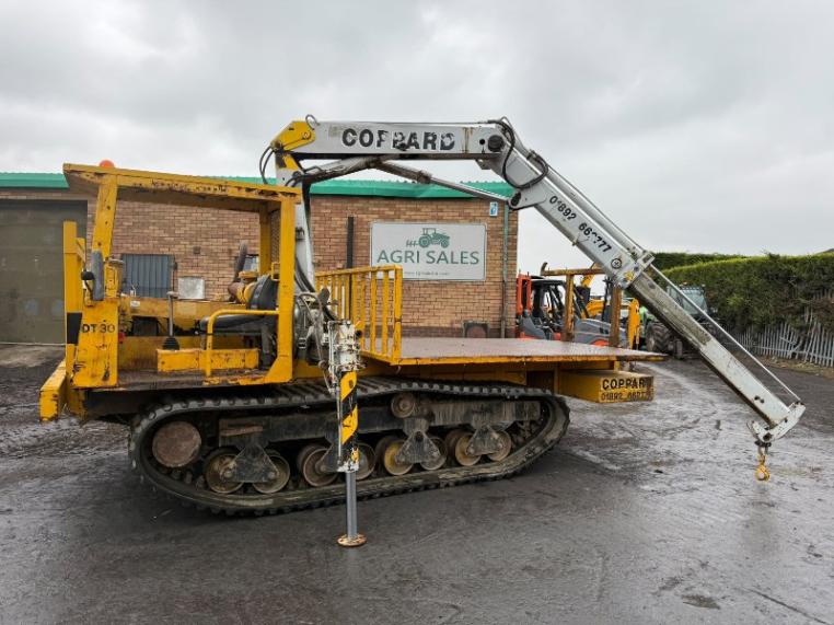 TRACKED FLATBED CARRIER*C/W HIAB CRANE*VIDEO*