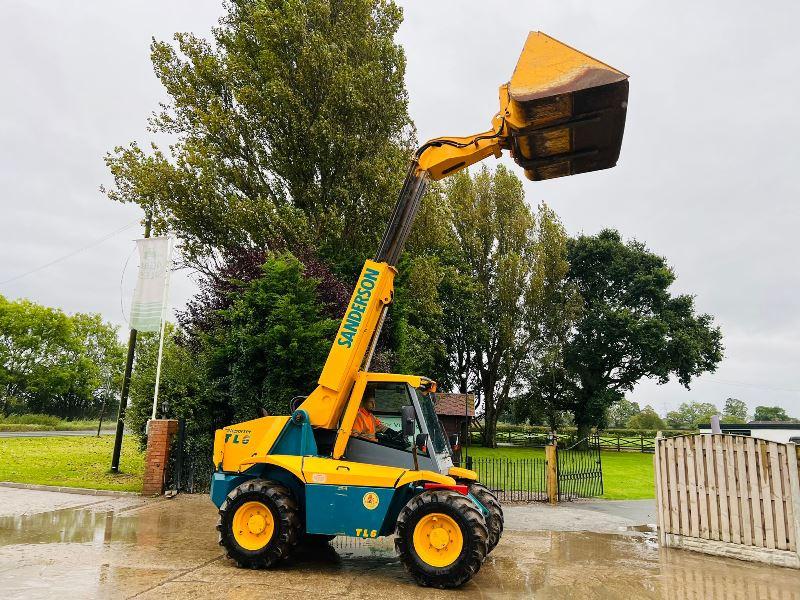 SANDERSON TL6MT 4WD TELEHANDLER *ONLY 2515 HOURS* C/W BUCKET 