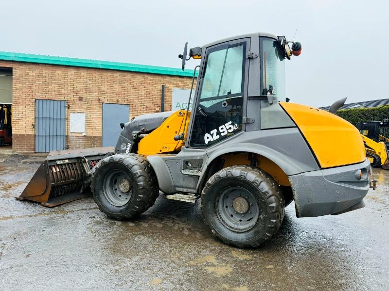 MECALAC N506 E125 ARTICULATED WHEELED LOADER*C/W BUCKET*VIDEO*