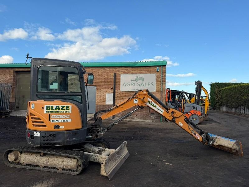 CASE CX30C MINI EXCAVATOR*YEAR 2018*4986 HOURS*VIDEO*