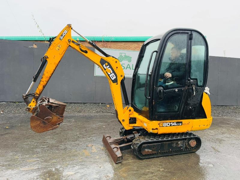 JCB 8014CTS MINI EXCAVATOR*C/W 2 EXTRA BUCKETS*YEAR 2013*VIDEO*