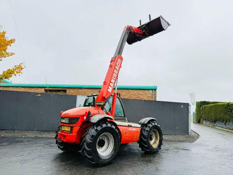 MANITOU MLT 526T TELEHANDLER*C/W BUCKET AND TINES*VIDEO*