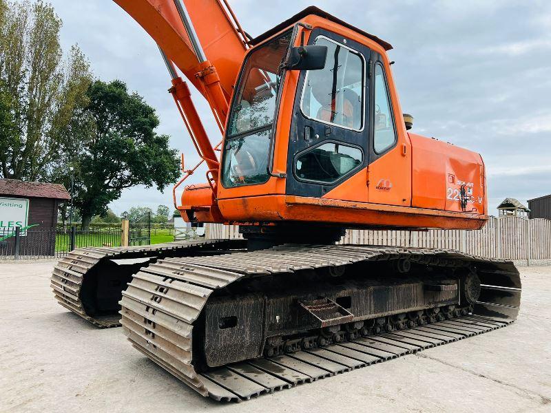 DAEWOO SOLAR 220LC-V EXCAVTOR C/W BOG MASTER TRACKS *VIDEO*