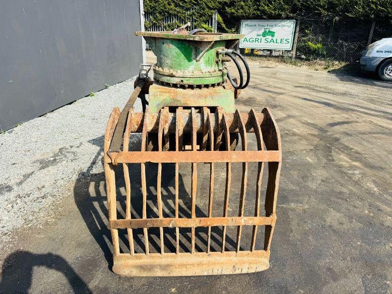 SELECTOR GRAB TO SUIT EXCAVATOR*VIDEO*