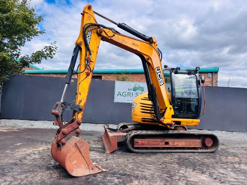 JCB 8085 ECO EXCAVATOR*YEAR 2012*C/W BUCKET*VIDEO*